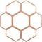 Ekena Millwork Florin Wood Fretwork Pierced Ceiling Medallion, Cherry, 32"OD x 13 5/8"ID x 1/4"T CMWP32X32X0250FOCH - alternate 1